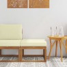 Pouf d'Extérieur Bois d'Acacia Massif Naturel 536778536778