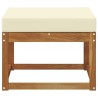 Pouf d'Extérieur Bois d'Acacia Massif Naturel 536778536778