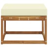 Pouf d'Extérieur Bois d'Acacia Massif Naturel 536778536778
