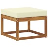 Pouf d'Extérieur Bois d'Acacia Massif Naturel 536778536778