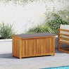 Boîte à coussins d'extérieur 113x50x60,5cm bois massif d'acacia 536780536780