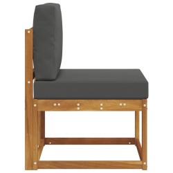 Sofa de milieu extérieur Bois d'Acacia Massif Naturel 536783536783