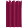 Rideaux occultants avec anneaux 2 pcs Bordeaux 175 x 140 cm 536788536788
