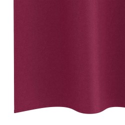 Rideaux occultants avec anneaux 2 pcs Bordeaux 260 x 140 cm 536791536791
