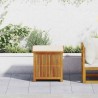 Boîte à coussins d'extérieur 60x50x61 cm bois massif d'acacia 536802536802