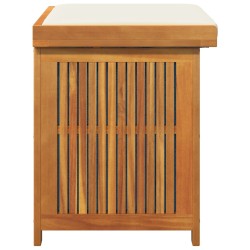 Boîte à coussins d'extérieur 60x50x61 cm bois massif d'acacia 536802536802