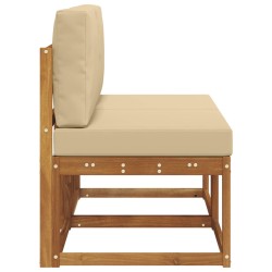 2 Pièce Sofa de milieu extérieur Bois d'Acacia Massif Naturel 536808536808