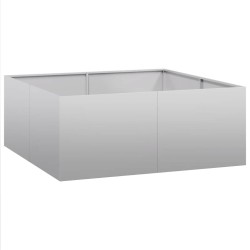 Jardinière 100x100x40 cm acier galvanisé 536820536820