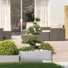 Jardinière 100x100x40 cm acier galvanisé 536820536820