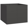 Jardinière noir 100x100x80 cm acier 536821536821
