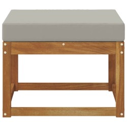 Pouf d'Extérieur Bois d'Acacia Massif Naturel 536832536832