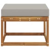 Pouf d'Extérieur Bois d'Acacia Massif Naturel 536832536832