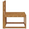 Sofa de milieu extérieur Bois d'Acacia Massif Naturel 536833536833