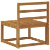 Sofa de milieu extérieur Bois d'Acacia Massif Naturel 536833536833