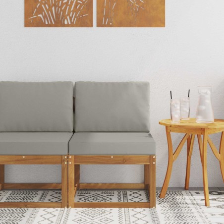 Sofa de milieu extérieur Bois d'Acacia Massif 536834536834