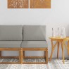 Sofa de milieu extérieur Bois d'Acacia Massif 536834536834