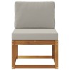 Sofa de milieu extérieur Bois d'Acacia Massif 536834536834