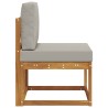 Sofa de milieu extérieur Bois d'Acacia Massif 536834536834