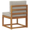 Sofa de milieu extérieur Bois d'Acacia Massif 536834536834