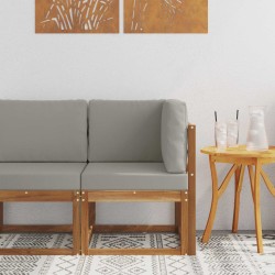 Canapé d'angle extérieur Bois d'Acacia Massif 536837536837