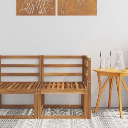 Canapé d'angle extérieur Bois d'Acacia Massif Naturel 536839536839