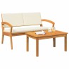 Ensemble bistrot 2 pcs Huile Naturelle Bois d'Acacia Massif 536840536840