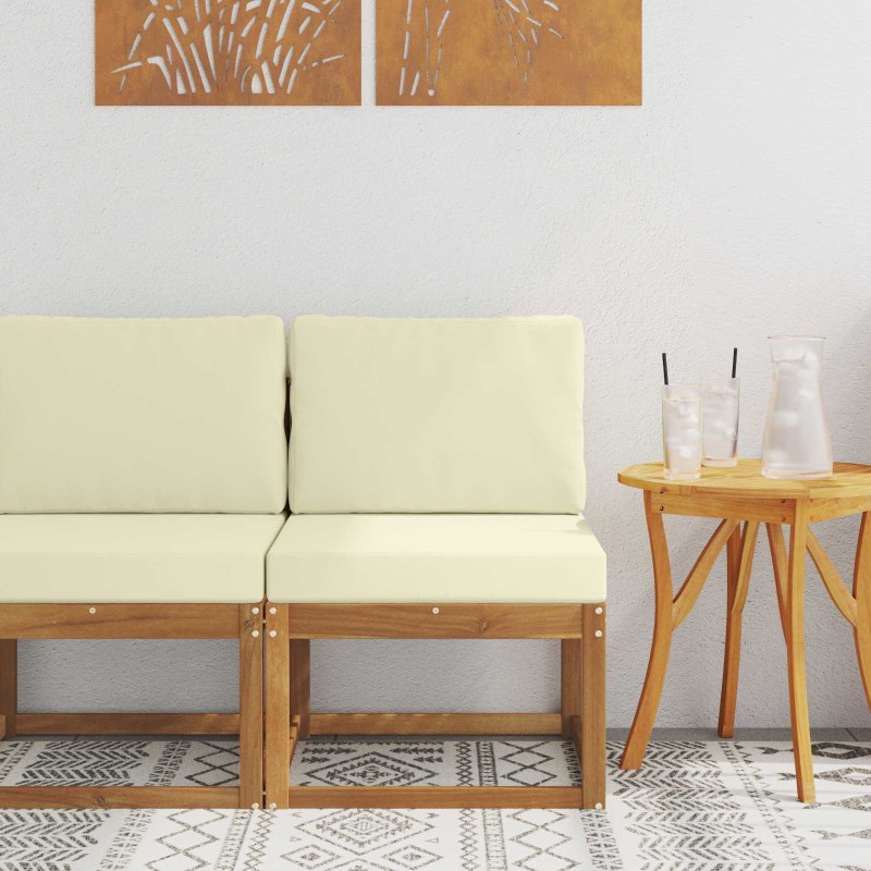 Sofa de milieu extérieur Bois d'Acacia Massif 536843536843