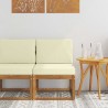 Sofa de milieu extérieur Bois d'Acacia Massif 536843536843