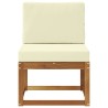 Sofa de milieu extérieur Bois d'Acacia Massif 536843536843