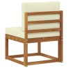 Sofa de milieu extérieur Bois d'Acacia Massif 536843536843
