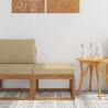 Pouf d'Extérieur Bois d'Acacia Massif Naturel 536847536847