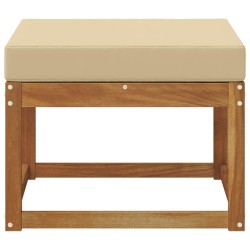Pouf d'Extérieur Bois d'Acacia Massif Naturel 536847536847