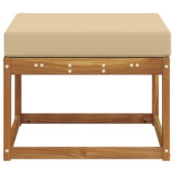Pouf d'Extérieur Bois d'Acacia Massif Naturel 536847536847