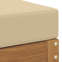 Pouf d'Extérieur Bois d'Acacia Massif Naturel 536847536847