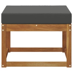 Pouf d'Extérieur Bois d'Acacia Massif Naturel 536848536848