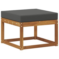 Pouf d'Extérieur Bois d'Acacia Massif Naturel 536848536848
