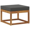 Pouf d'Extérieur Bois d'Acacia Massif Naturel 536848536848