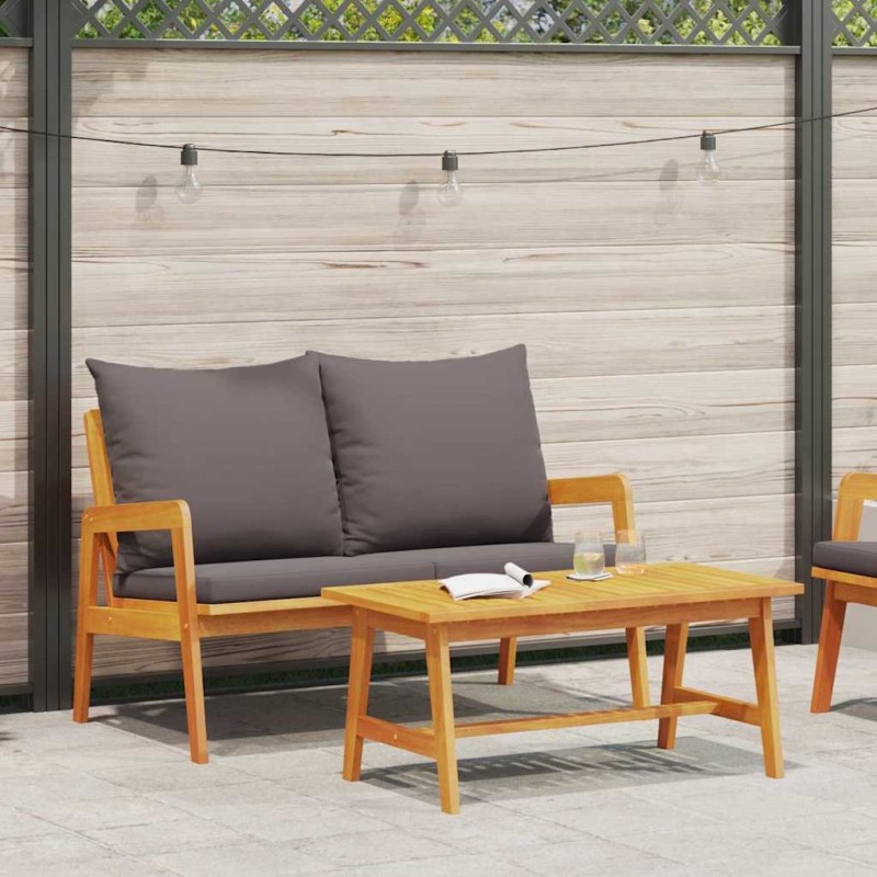 Ensemble bistrot 2 pcs Huile Naturelle Bois d'Acacia Massif 536849536849