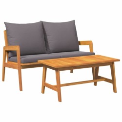 Ensemble bistrot 2 pcs Huile Naturelle Bois d'Acacia Massif 536849536849