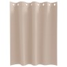 Rideaux occultants avec anneaux 2 pcs Taupe 140 x 140 cm 536857536857