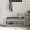 Banc d'entrée avec coussin Gris Sonoma 103 x 38 x 45 cm 536862536862