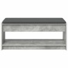 Banc d'entrée avec coussin Gris Béton 103 x 38 x 45 cm 536867536867