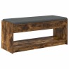 Banc d'entrée avec coussin Chêne Fumé 103 x 38 x 45 cm 536868536868