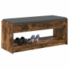 Banc d'entrée avec coussin Chêne Fumé 103 x 38 x 45 cm 536868536868