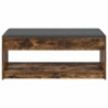Banc d'entrée avec coussin Chêne Fumé 103 x 38 x 45 cm 536868536868