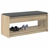 Banc d'entrée avec coussin Chêne Sonoma 103 x 38 x 45 cm 536871536871