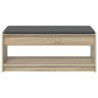 Banc d'entrée avec coussin Chêne Sonoma 103 x 38 x 45 cm 536871536871