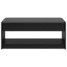 Banc d'entrée avec coussin Chêne Noir 103 x 38 x 45 cm 536873536873