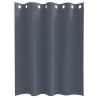 Rideaux occultants avec anneaux 2 pcs Anthracite 140 x 140 cm 536875536875