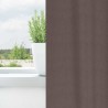 Rideaux occultants avec anneaux 2 pcs Marron foncé 140 x 140 cm 536877536877